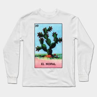 El Nopal Loteria Long Sleeve T-Shirt